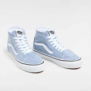 Vans Color Theory Sk8-Hi Tapered Shoes NEW Dusty Blue Size: 5.5 Boys | 7 Womens